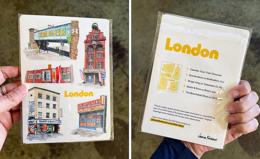 London Buildings Sticker Sheet