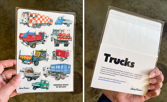 European Trucks Sticker Sheet