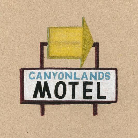 Canyonlands Motel Sign - Original Art