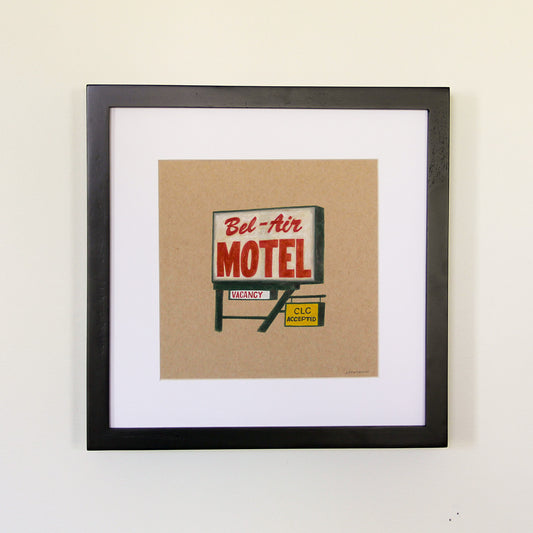 Bel Air Motel Sign - Original Art