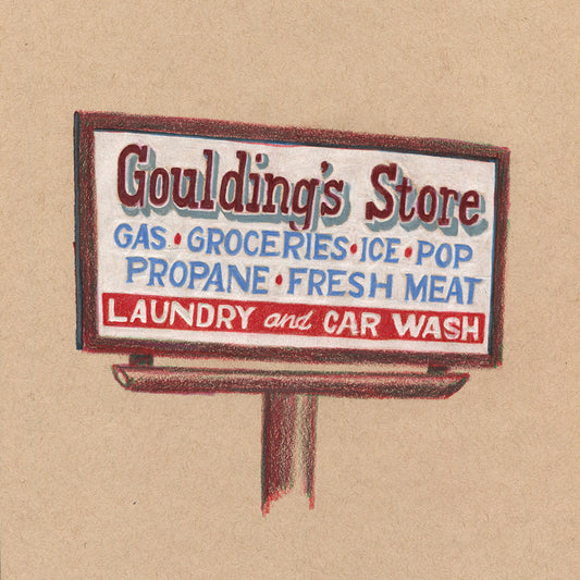 Goulding's Store Sign - Original Art