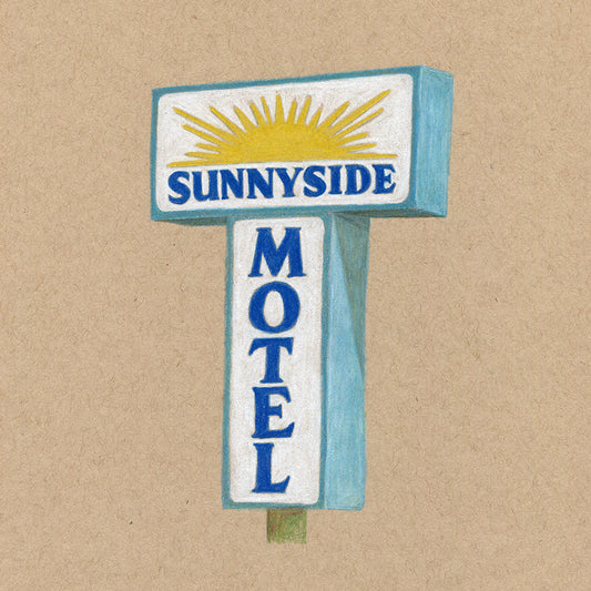 Sunnyside Motel Sign - Original Art