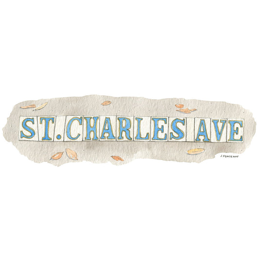 St. Charles Ave. Street Sign