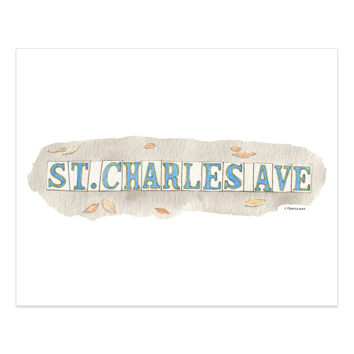 St. Charles Ave. Street Sign